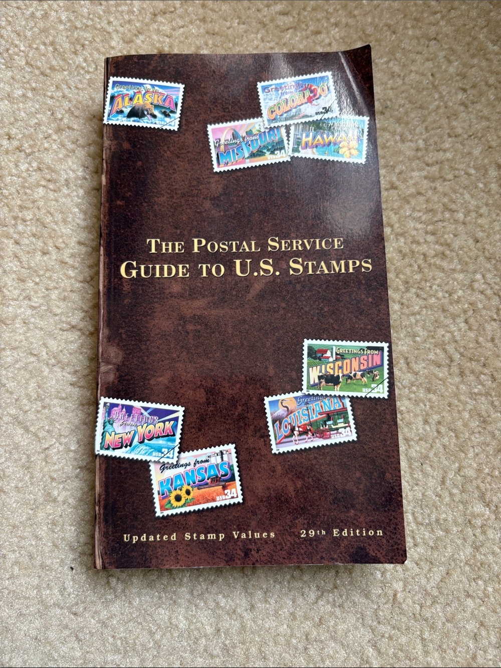 The Postal Service Guide to U.S. Stamps - Brown Cover, 29th Edition